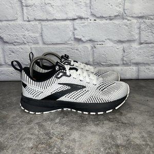 Brooks Revel 5 1203611B121 'White/Black' Women's Running Shoes Size 5 Lace Up